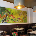 Acryl auf Leinwand, für das Restaurant „Fine Fingerfood“ in Berlin